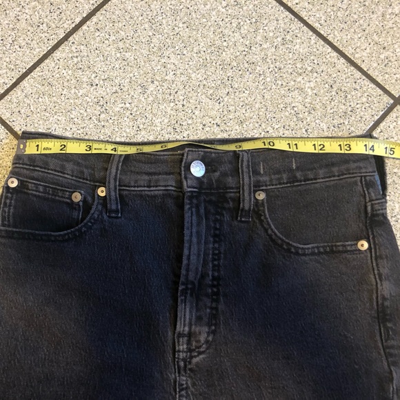 Madewell the Perfect Vintage Jean in Lunar Wash Size Waist 25 Grey Wash - Picture 10 of 16